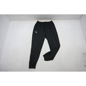 Under Armour Sweat Pants ColdGear Tapered Black Athletic W/Pockets Mens Large
